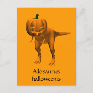 Postal Allosaurus halloweenis