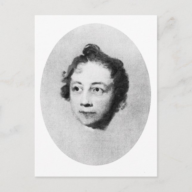 Postal Allston ~ Escritor pintor de Washington (Anverso)