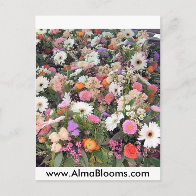 Postal Alma Blooms 1 (Anverso)