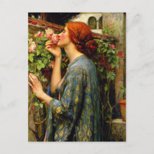 Postal Alma de la Rosa John William Waterhouse