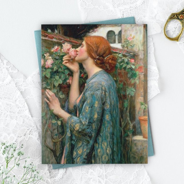 Postal Alma del Rosa John William Waterhouse (Subido por el creador)