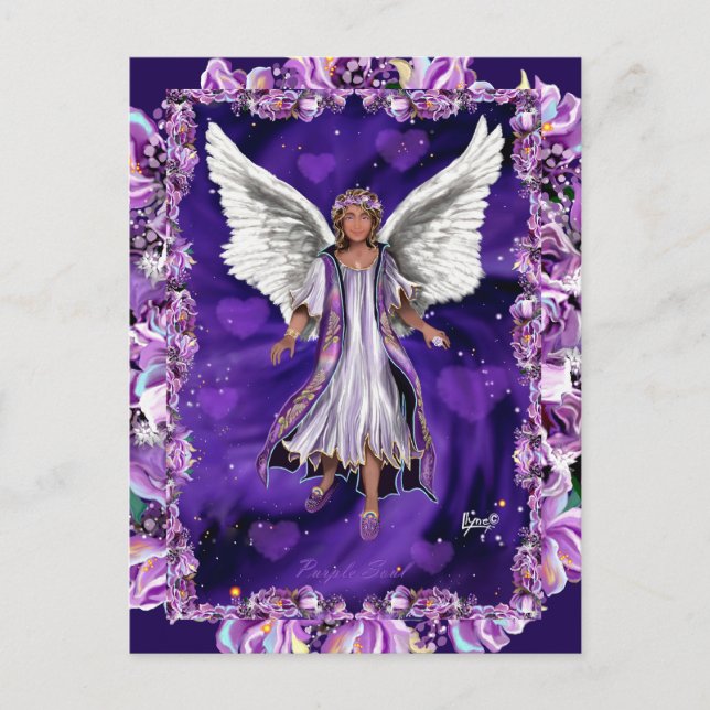 Postal Alma púrpura (Anverso)