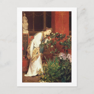 Postal Alma-Tadema   En el Peristilo, 1866