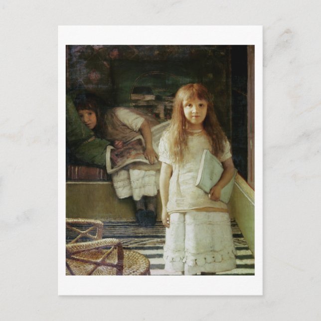 Postal Alma-Tadema | Este es nuestro Rincón, 1873 (Anverso)