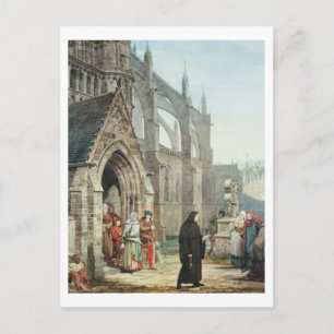 Postal Alma-Tadema   Fausto y marguerita, 1857