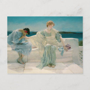 Postal Alma-Tadema   No me preguntes más, 1906