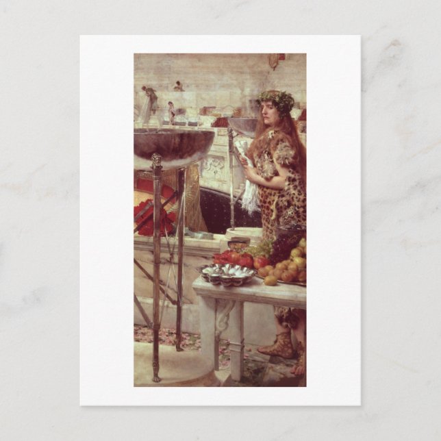 Postal Alma-Tadema | Preparaciones en el Coliseo, 1912 (Anverso)