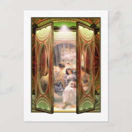 Postal Alma-Tadema Puerta Abierta a Los Baños