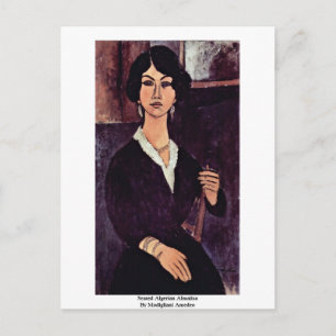 Postal Almaiisa Argelina Sentada Por Modigliani Amedeo