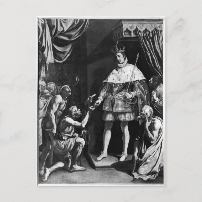 Postal Almas distributivas de St. Louis, c.1615-20 (Anverso)