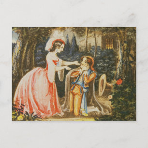 Postal Almaviva se arrodilla ante su esposa en contrición