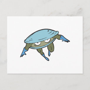 Postal almeja de superhéroe