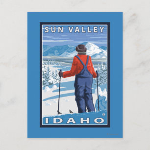 Postal Almirante de esquí - Sun Valley, Idaho