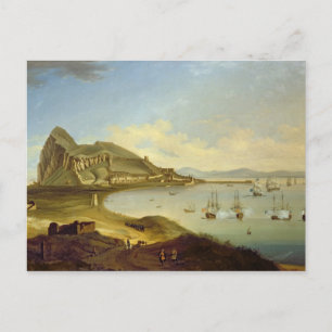 Postal Almirante del Escuadrón Azul llega a Gibraltar