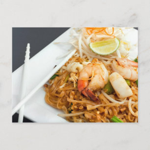 Postal Almohadilla de marisco Fried Rice Noodados Tailand