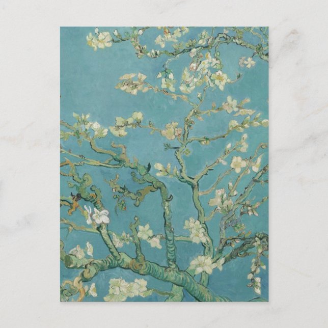 Postal Almond Blossom Vincent van Gogh 1890 (Anverso)