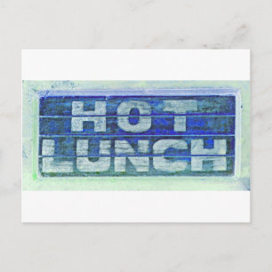 Postal Almuerzo caliente
