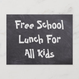 Postal Almuerzo Escolar Gratuito Para Todos Los Niños