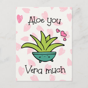 Postal Aloe Vera Mucho Amor