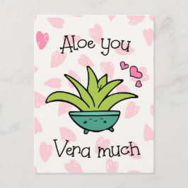 Postal Aloe Vera Mucho Amor