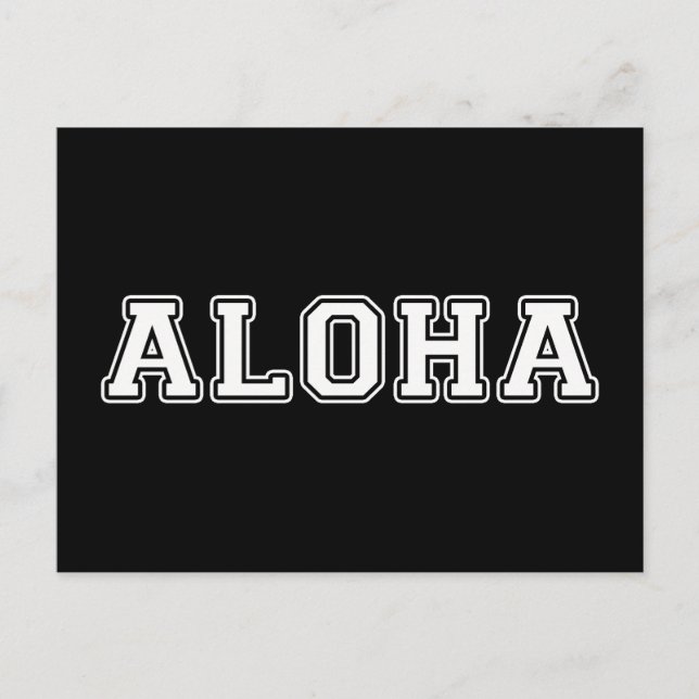 Postal Aloha (Anverso)