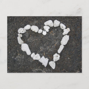 Postal Aloha * Amor * Coral Heart