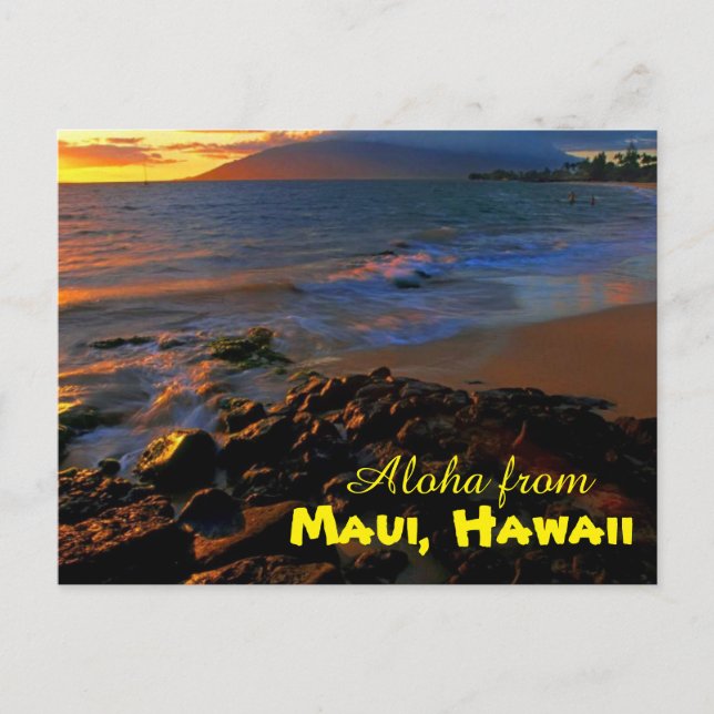 Postal Aloha de Maui (Anverso)