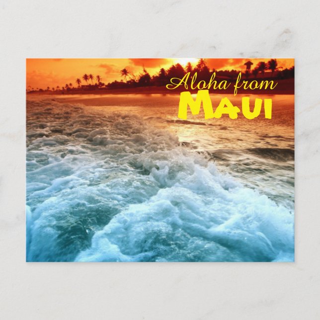 Postal Aloha de Maui (Anverso)