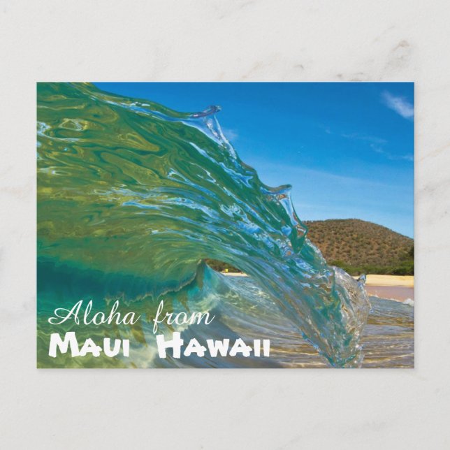 Postal Aloha de Maui Hawaii (Anverso)