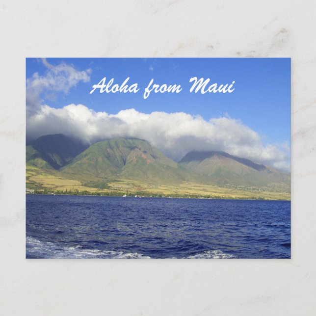 Postal Aloha de Maui Hawaii (Anverso)