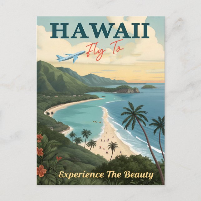 Postal Aloha de Paradise: Hawaii (Anverso)