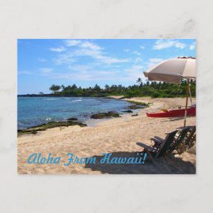 Postal "¡Aloha desde Hawaii!"
