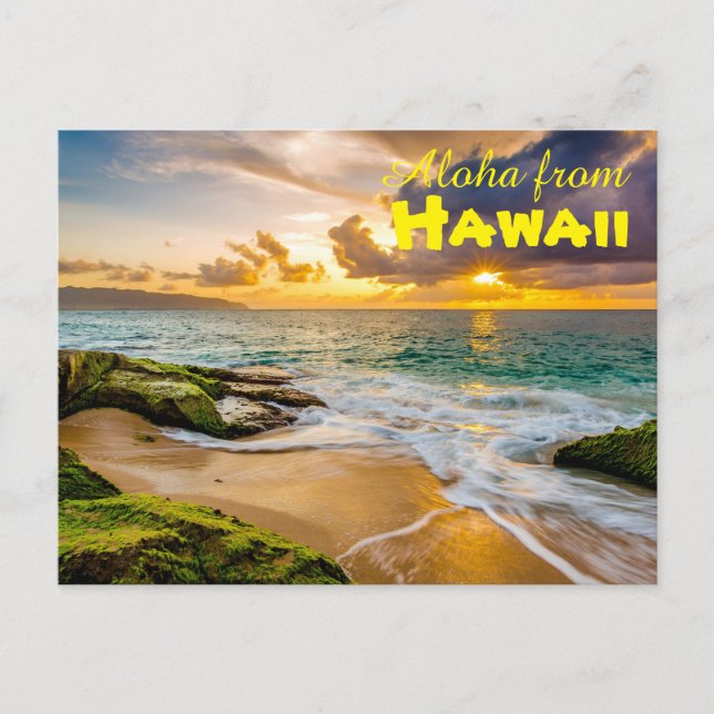 Postal Aloha desde Hawaii (Anverso)