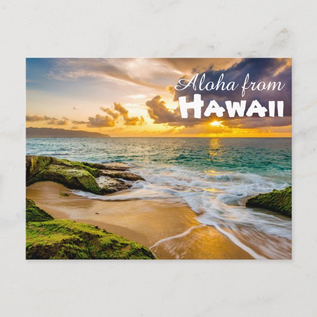 Postal Aloha desde Hawaii (Anverso)