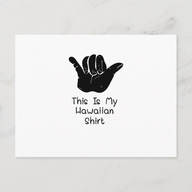 Postal Aloha Este Es Mi Hawai (Anverso)
