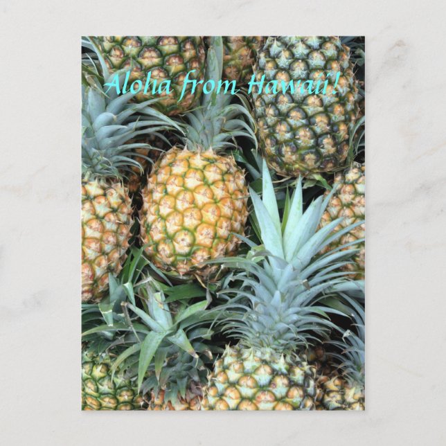 Postal "Aloha from Hawaii" (Anverso)