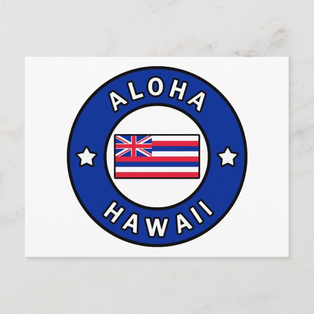 Postal Aloha Hawaii (Anverso)