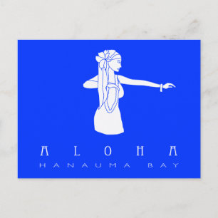 Postal Aloha Hawaii Hula Dancer
