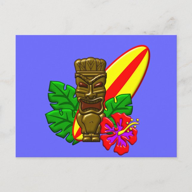 Postal Aloha Hawaii Surfer (Anverso)