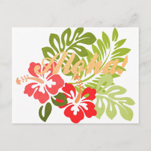 Postal Aloha Hibiscus