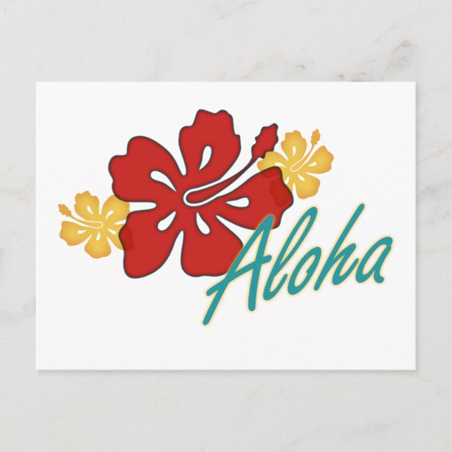 Postal Aloha Hibiscus (Anverso)