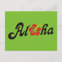 Aloha Hibiscus - diseño de Hawaii plano + tus idea