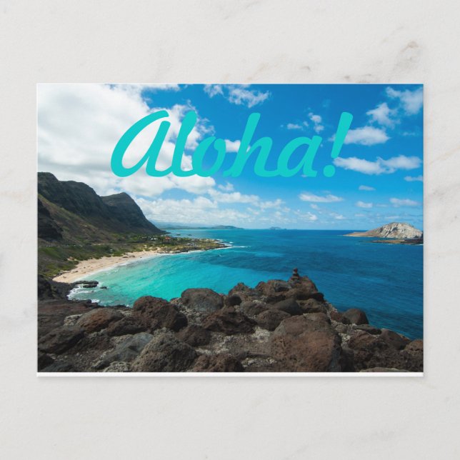 Postal Aloha Ocean (Anverso)
