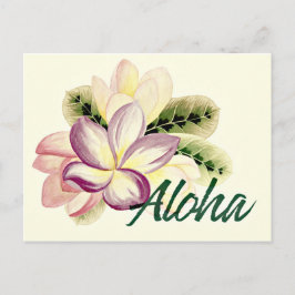 Postal Aloha Plumeria