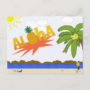 Postal ALOHA Postcard