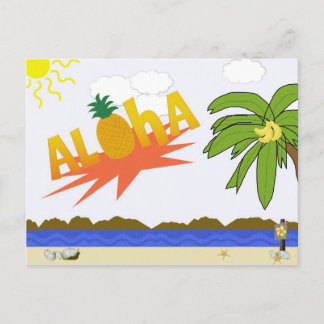 Postal ALOHA Postcard