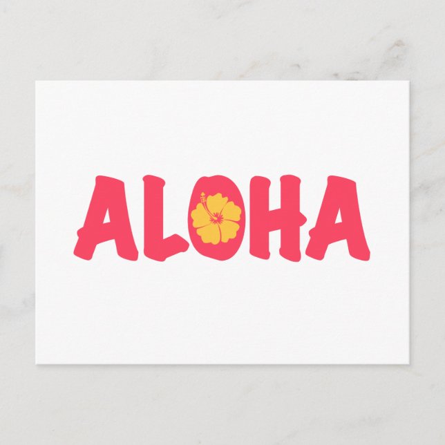 Postal Aloha Postcard (Anverso)