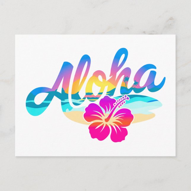 Postal Aloha Summer (Anverso)