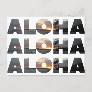 Postal Aloha Sunset