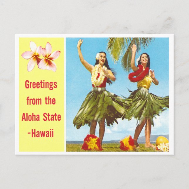 Postal Aloha Vintage (Anverso)